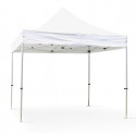 Tente pliante PRO+ 50MM 3x3m 520g/m² en alu blanc