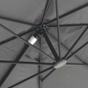 Parasol déporté aluminium 3m