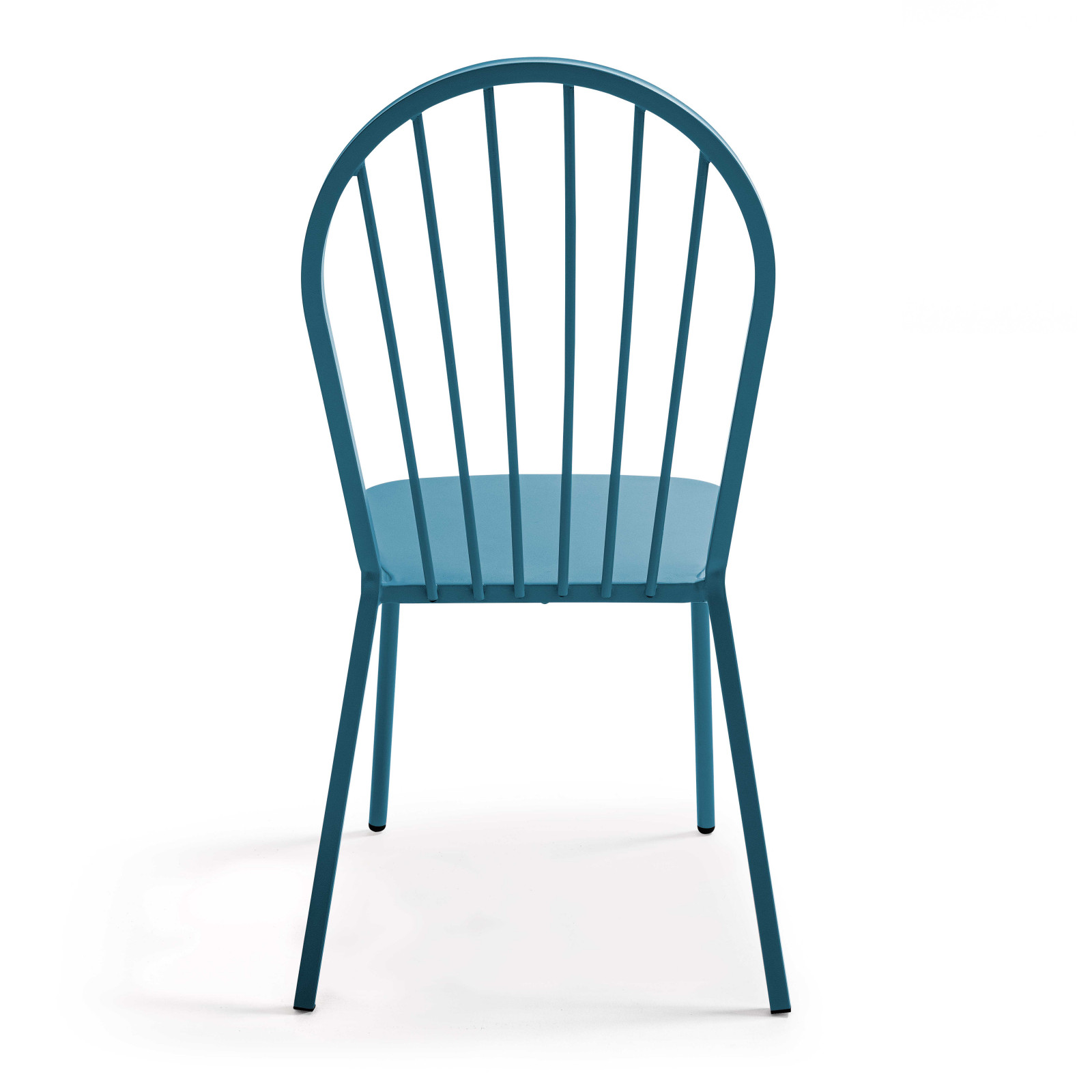 Chaise bistrot en acier thermolaqué