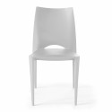 Lot de 4 Chaises en plastique