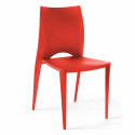 Lot de 4 Chaises en plastique