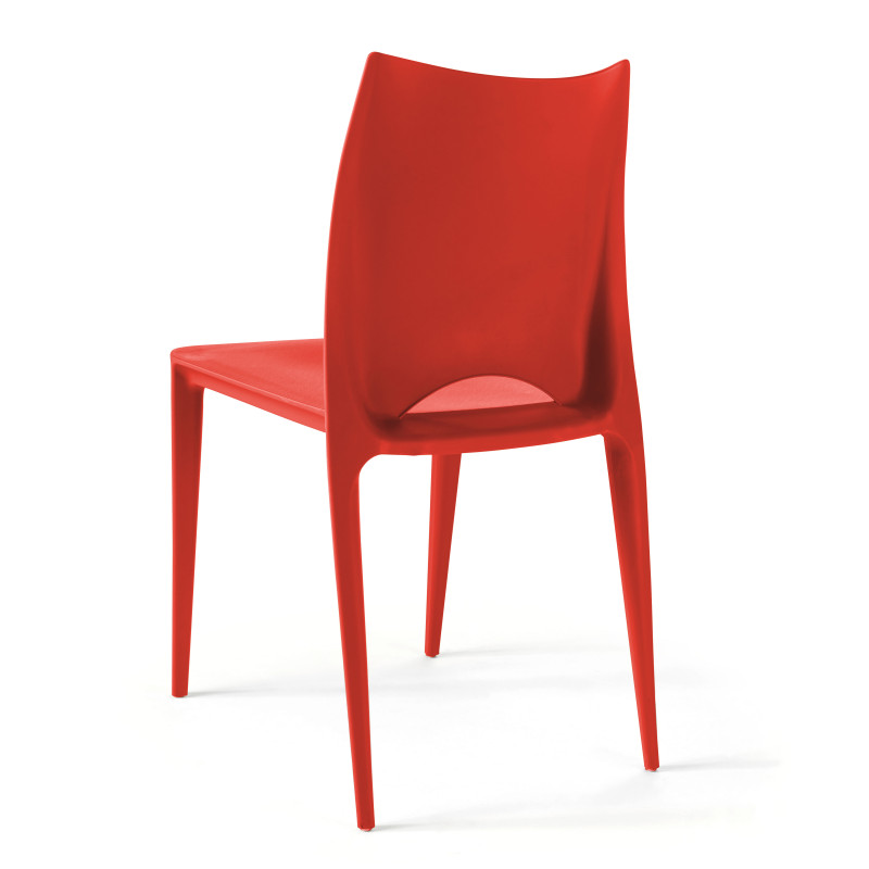 Lot de 4 Chaises en plastique