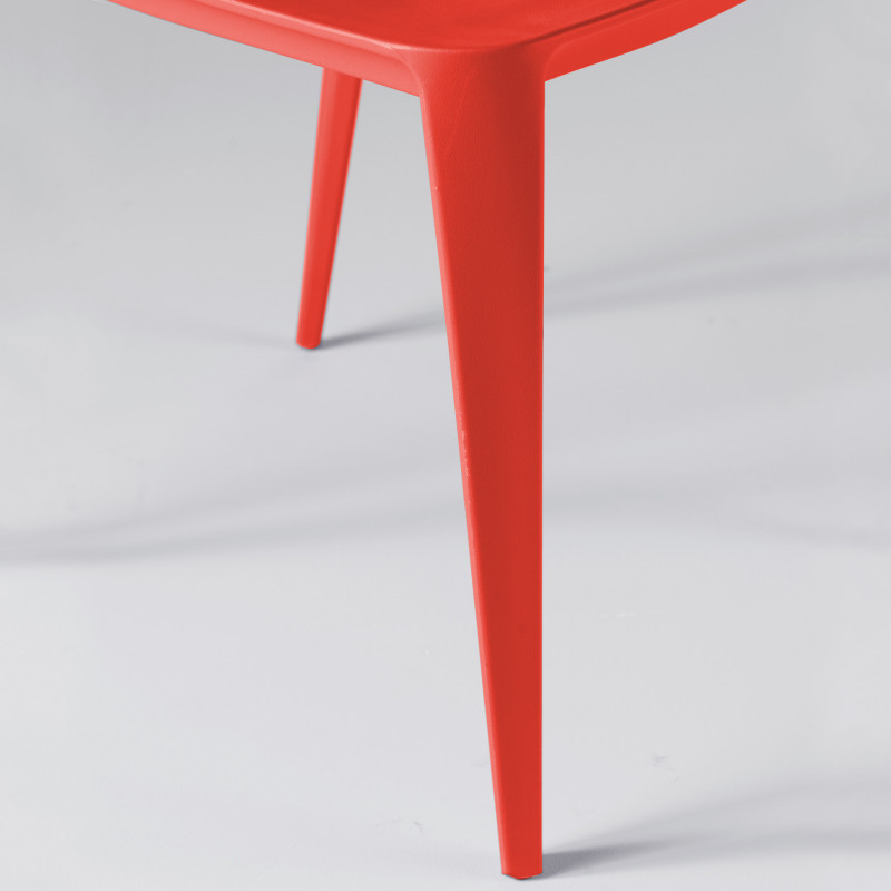 Lot de 4 Chaises en plastique