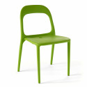 Chaise polypropylène noire
