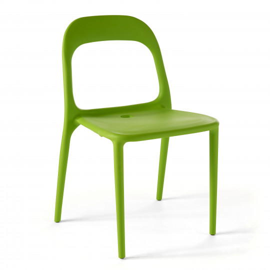 Chaise polypropylène noire
