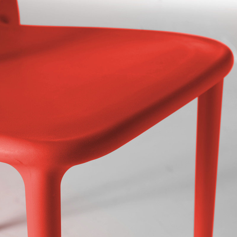 Chaise polypropylène noire (6/7)