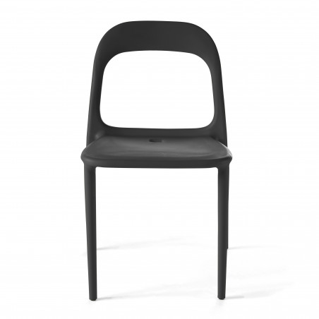 Lot de 4 chaises en polypropylène