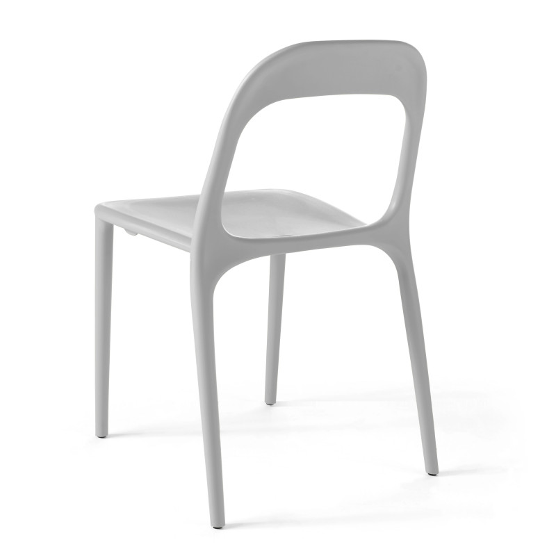 Lot de 4 chaises en polypropylène