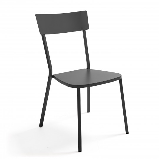 Chaise terrasse bistrot en métal