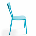 Chaise terrasse bistrot en métal