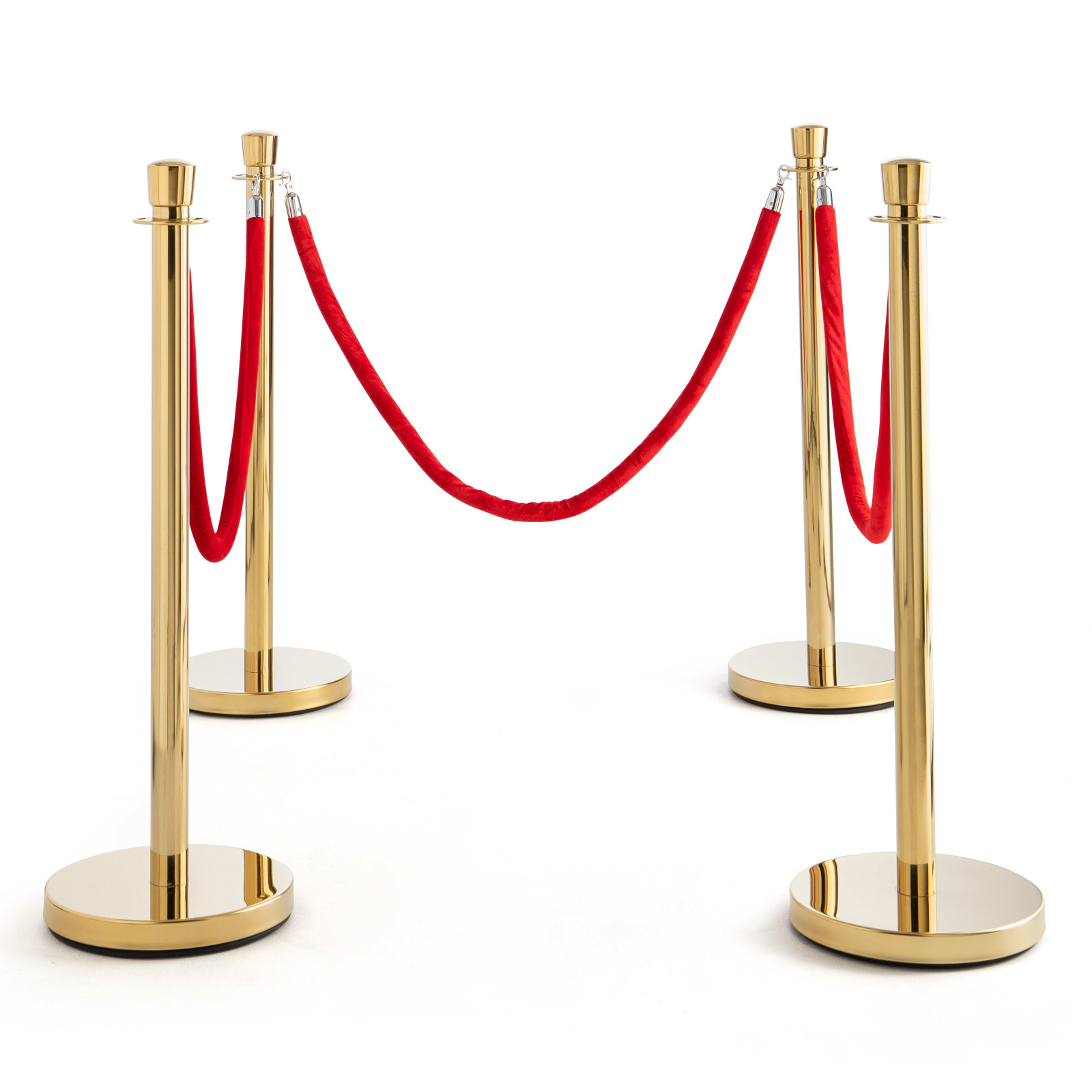 2 Poteaux de guidage dorés 2 Poteaux de guidage dorés