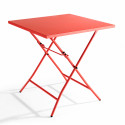 Ensemble table carré pliante + 2 chaises pliantes