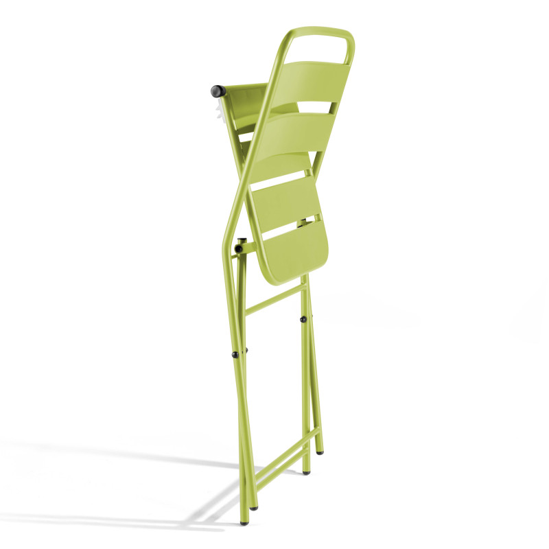 Ensemble table carré pliante + 2 chaises pliantes