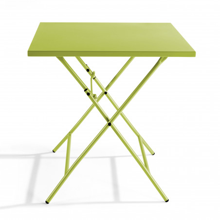 Ensemble table carré pliante + 2 chaises pliantes (5/9)