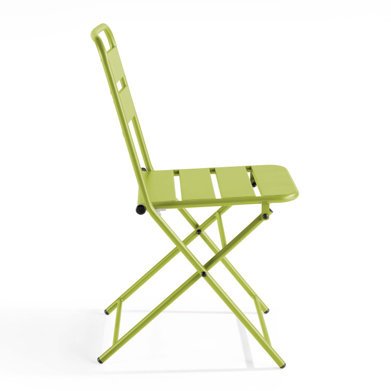 Ensemble table carré pliante + 2 chaises pliantes