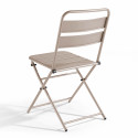 Ensemble table carré pliante + 2 chaises pliantes