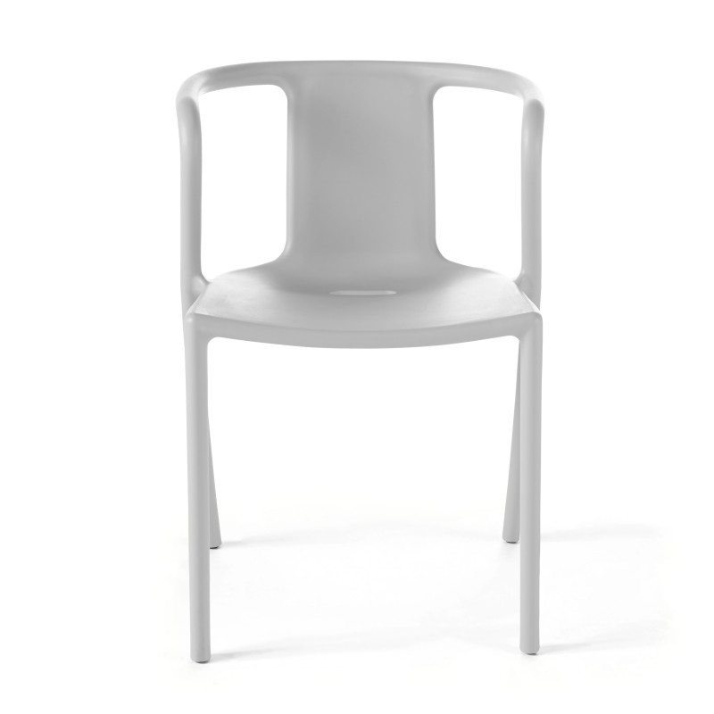 Lot de 4 fauteuils en plastique