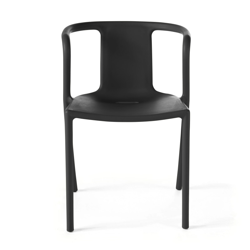 Lot de 4 fauteuils en plastique