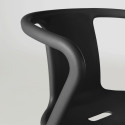 Lot de 4 fauteuils en plastique