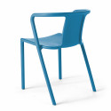 Lot de 4 fauteuils en plastique