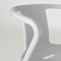 Fauteuil de terrasse design en plastique