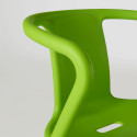 Fauteuil de terrasse design en plastique