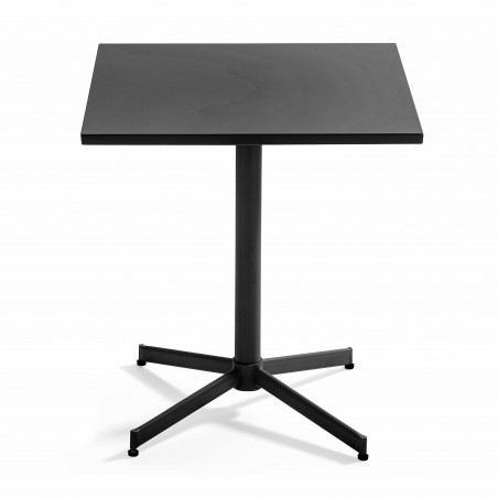Ensemble table carrée avec plateau inclinable + 2 chaises