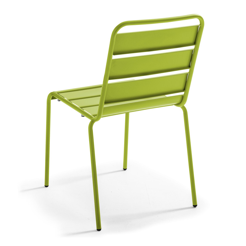 Ensemble table carrée avec plateau inclinable + 2 chaises