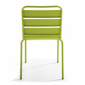 Ensemble table carrée avec plateau inclinable + 2 chaises