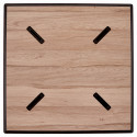 Plateau de table carré (60x60cm) en HPL