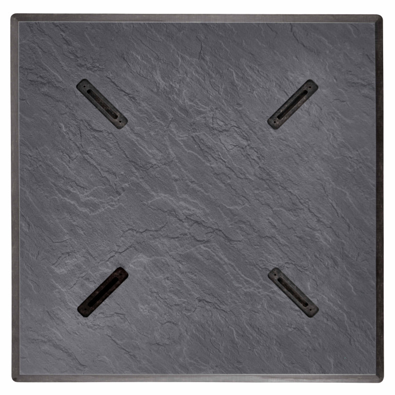 Plateau de table carré (60x60cm) en HPL (2/6)