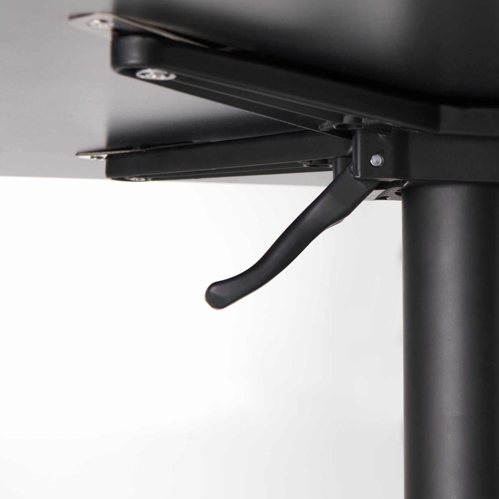 Table de jardin bistro carré (60x60 cm) inclinable en HPL