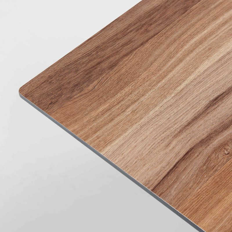 Plateau de table carré en HPL (70x70 cm)