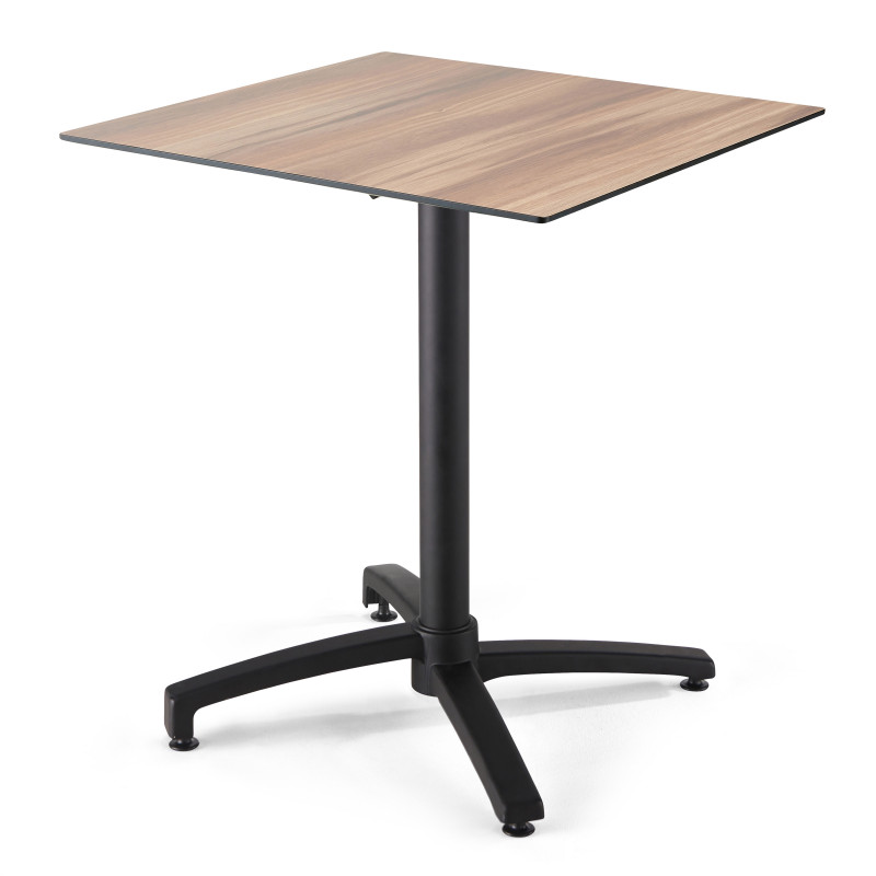 Table carrée (70x70cm) inclinable en HPL