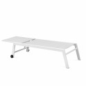 Lot de 2 bains de soleil en aluminium et textilène