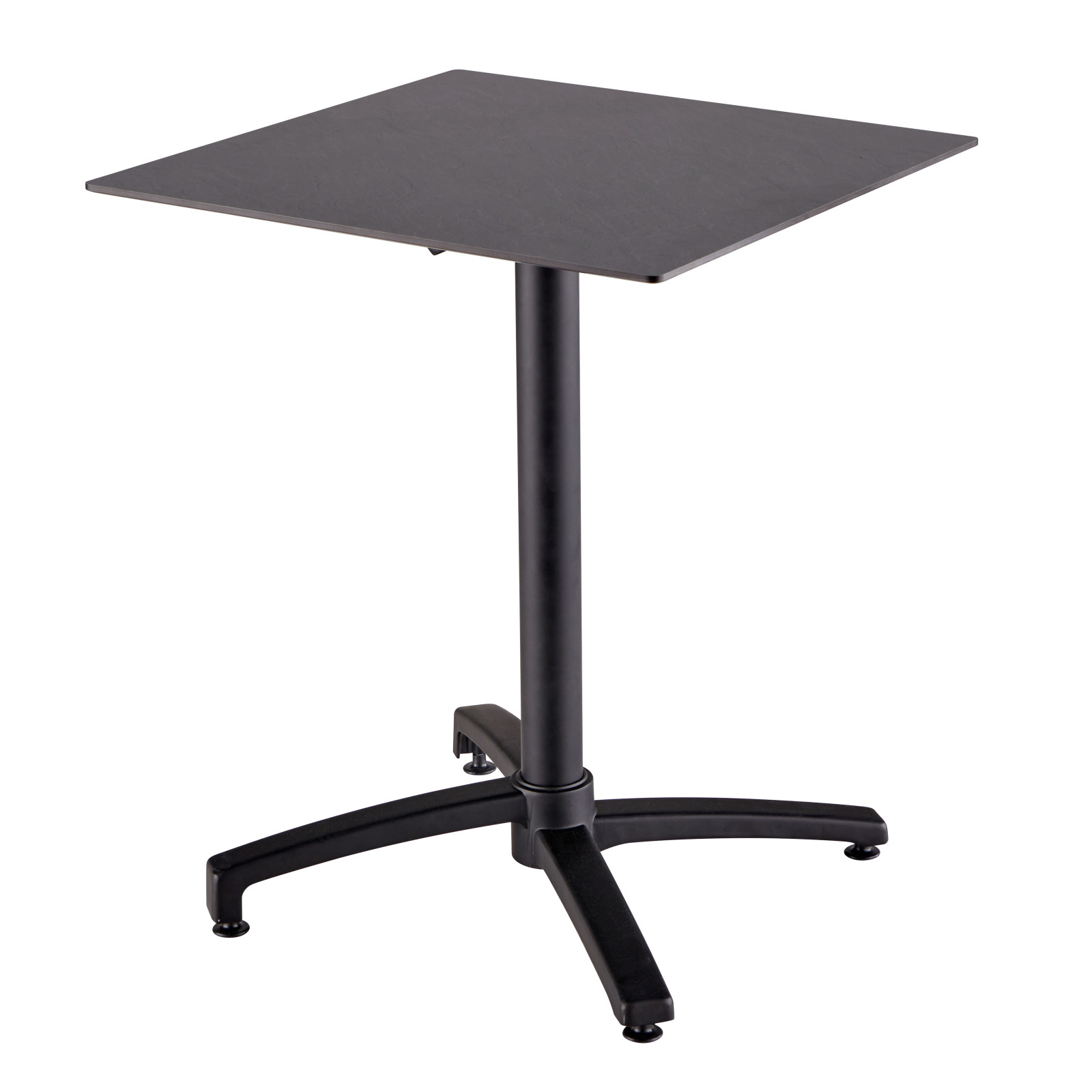 Table carré (60x60 cm) inclinable en HPL