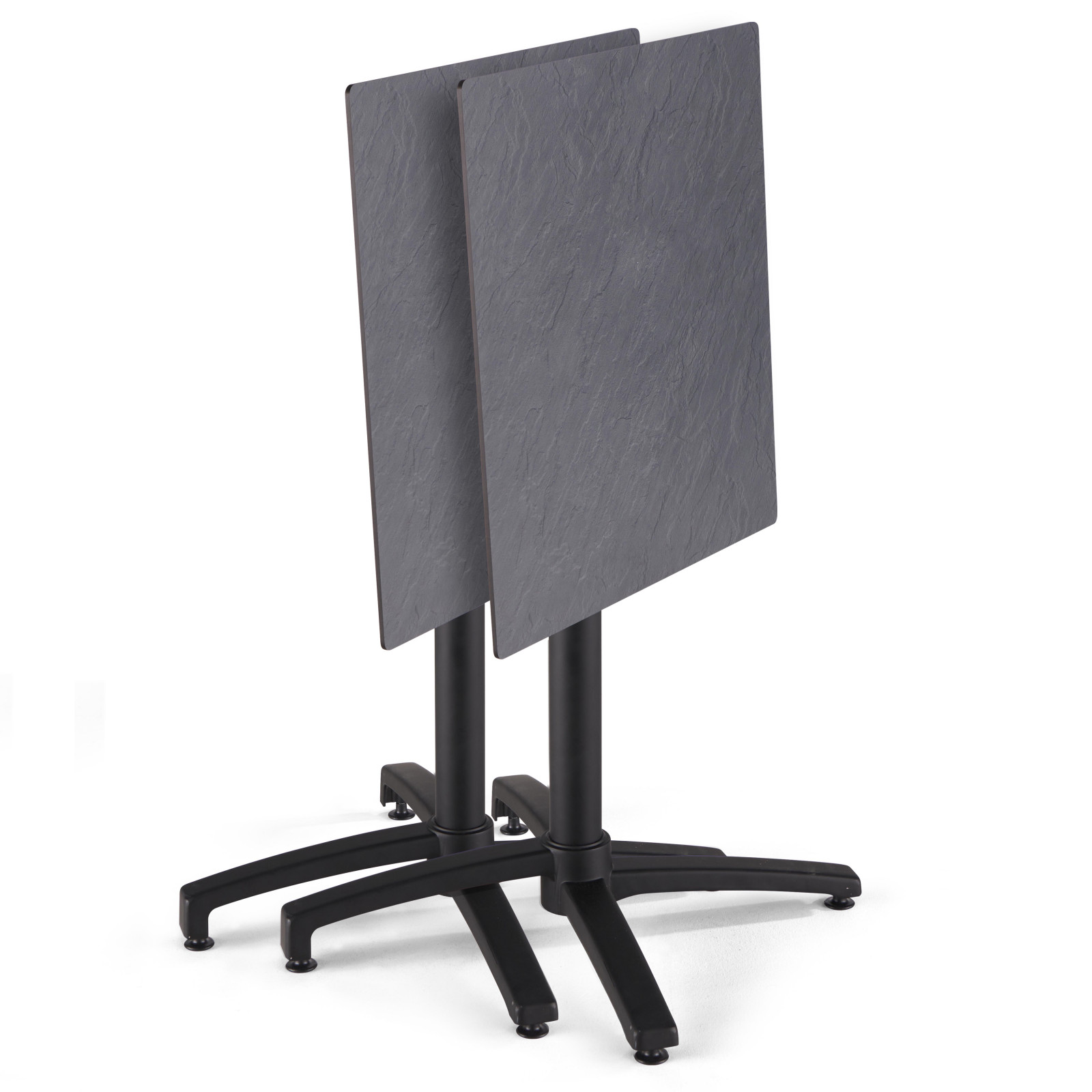 Table carré (60x60 cm) inclinable en HPL