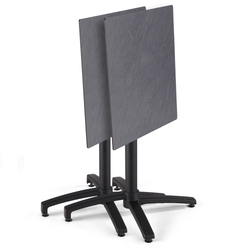 Table carré (60x60 cm) inclinable en HPL