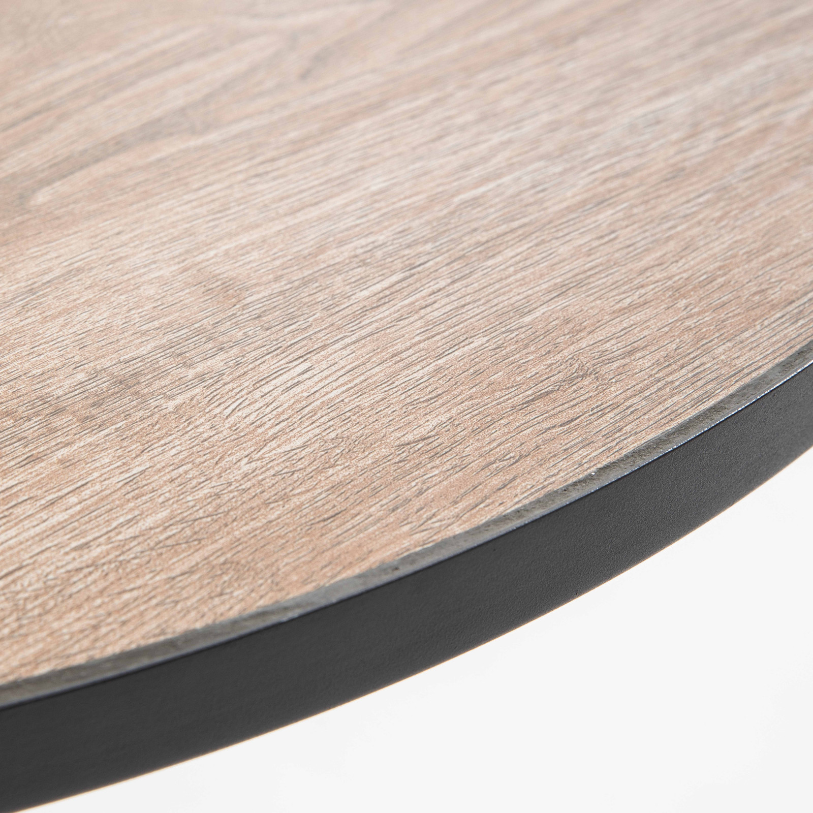 Ensemble table ronde + 4 chaises en métal