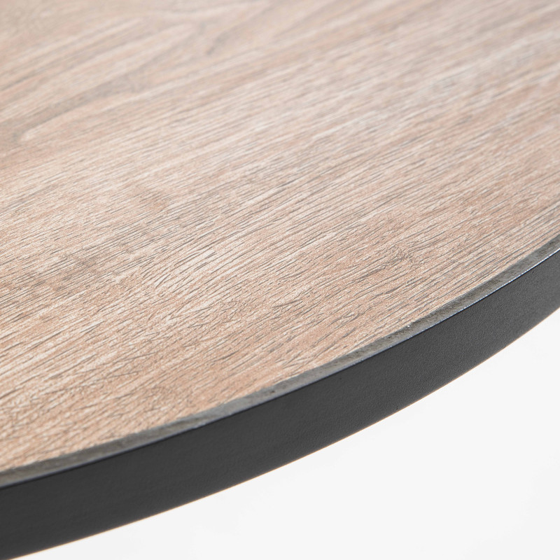 Ensemble table ronde + 4 chaises en métal (5/7)