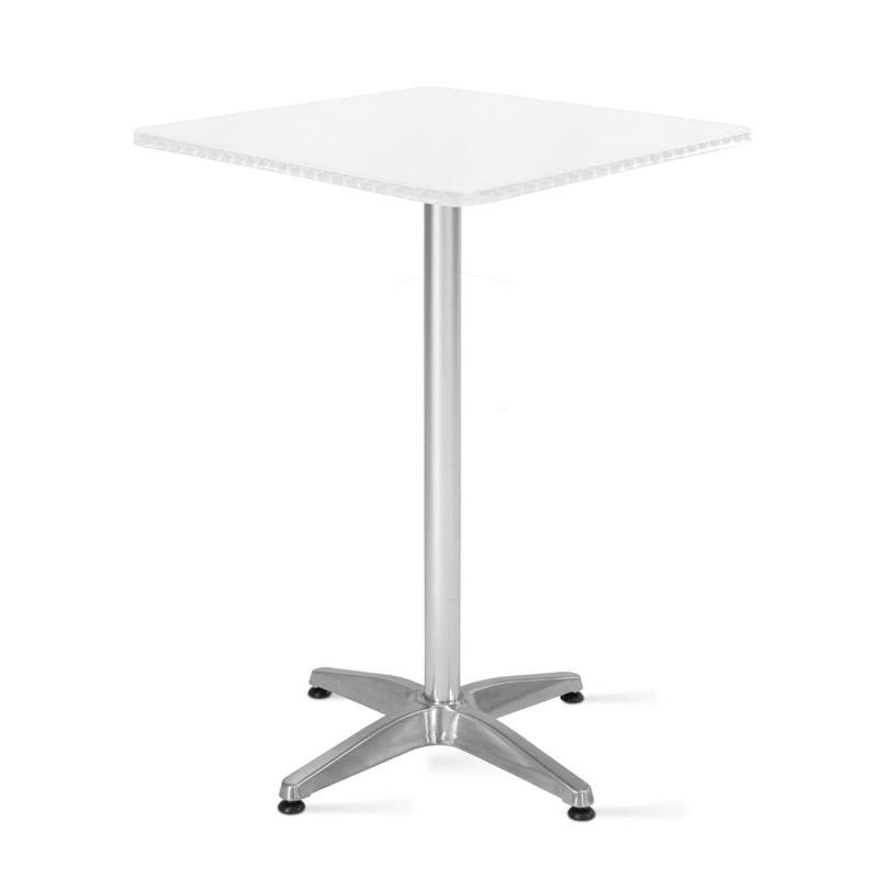 Pied de table mange debout en aluminium