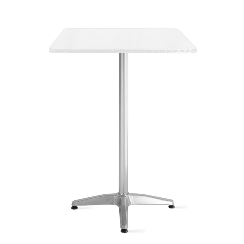 Pied de table mange debout en aluminium