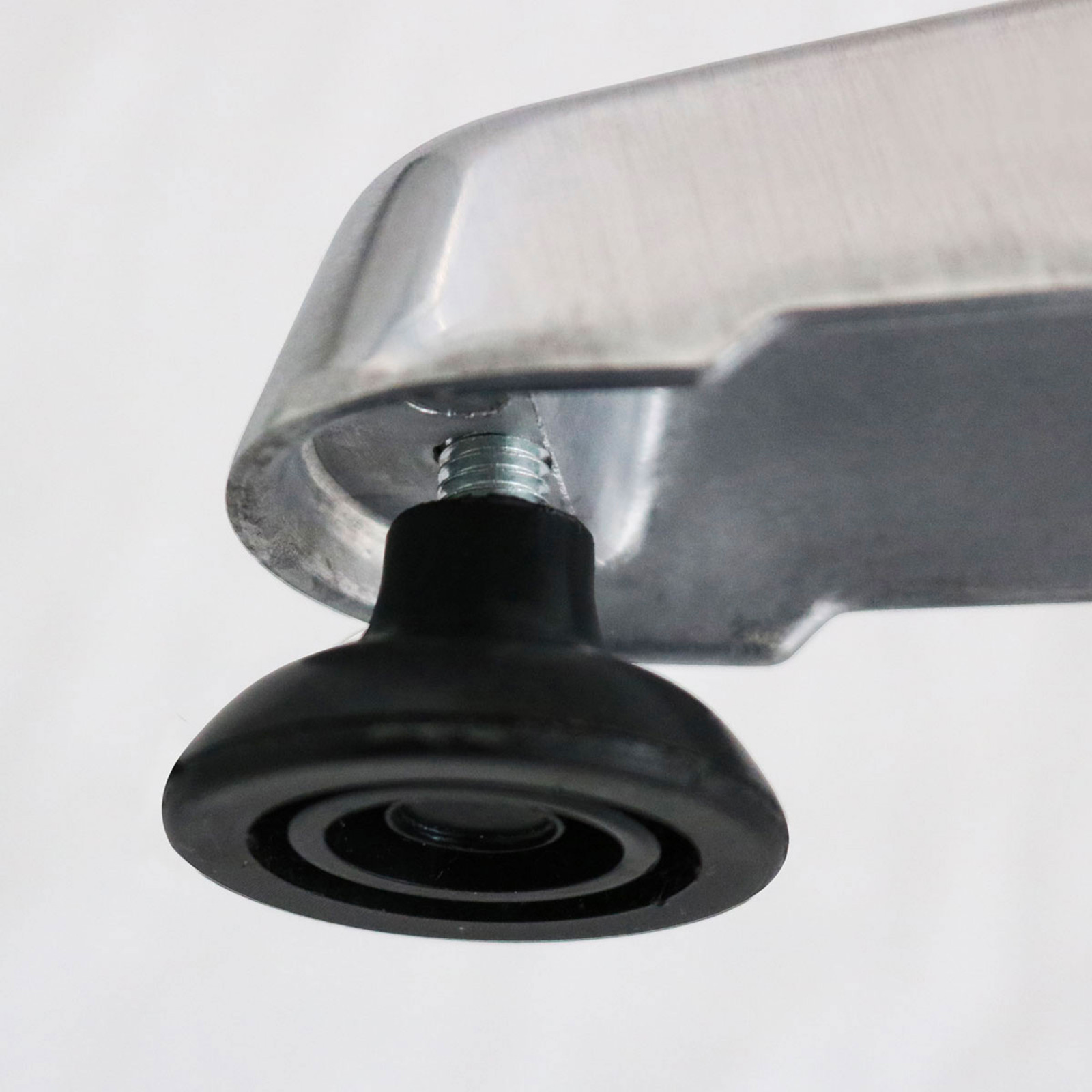 Pied de table mange debout en aluminium