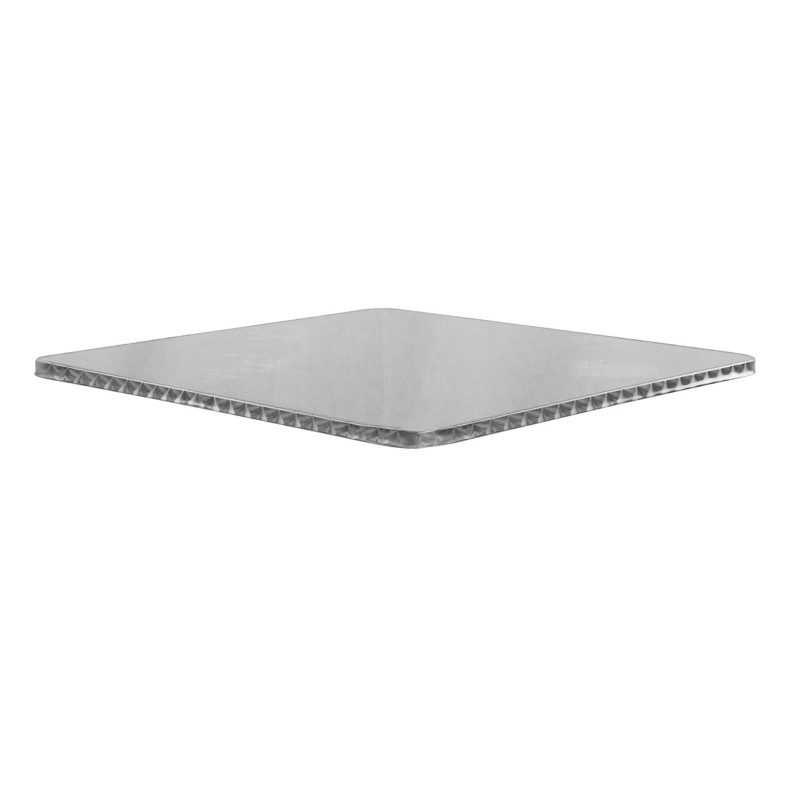 Plateau carrée en aluminium (70x70cm) - 4 places