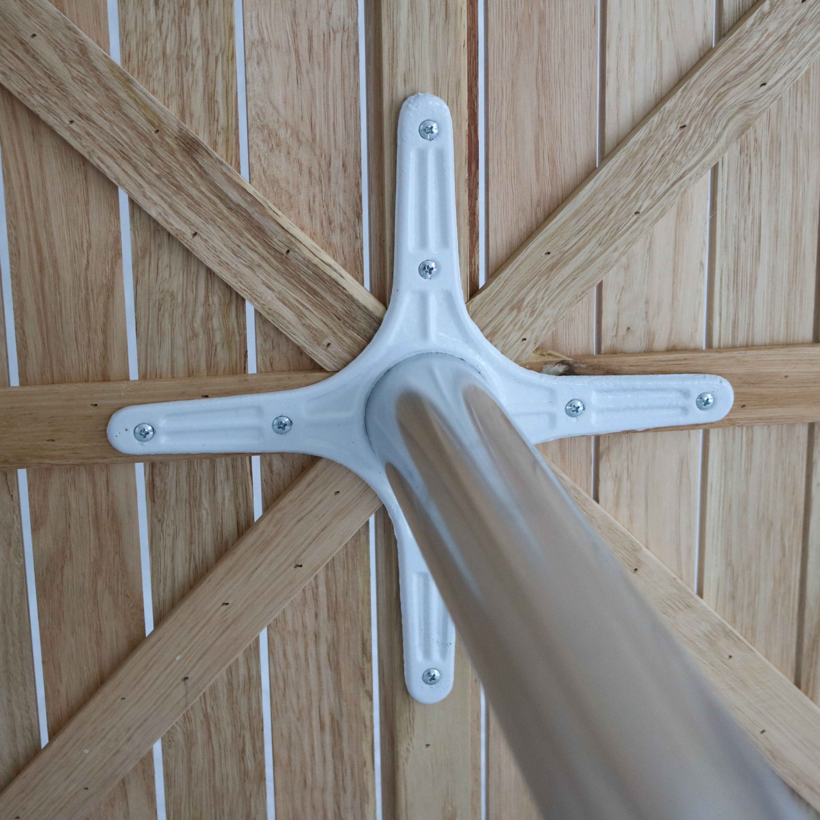 Pied de table en aluminium