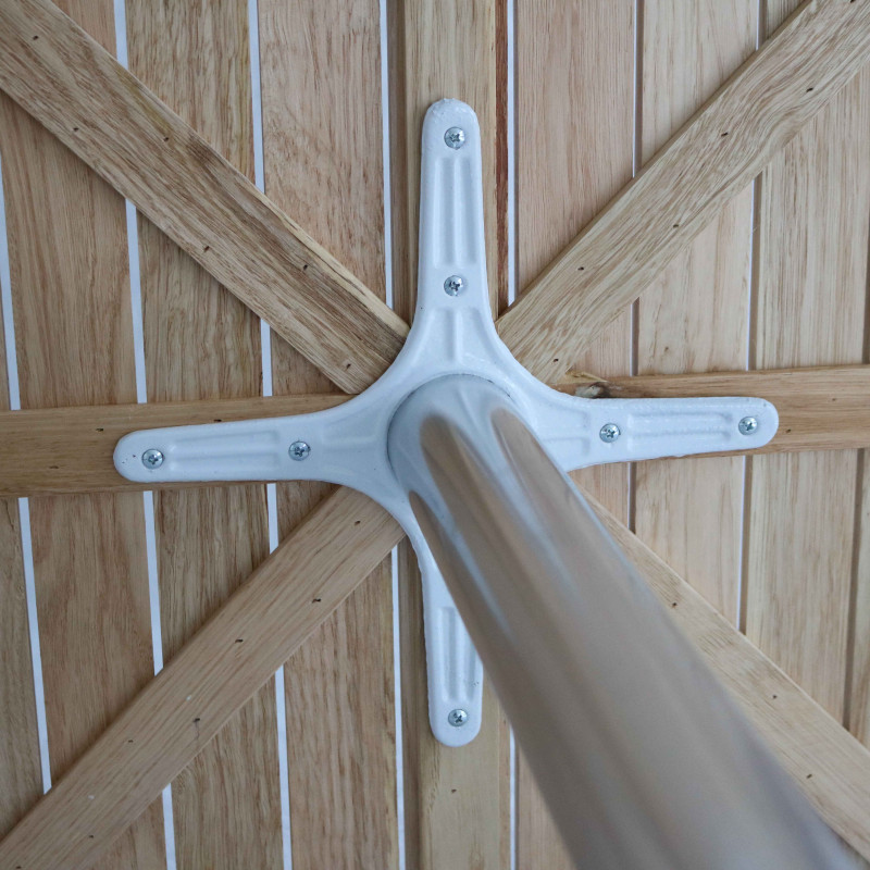 Pied de table en aluminium