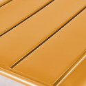 Fauteuil de terrasse bas en métal