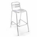 Chaise haute en aluminium