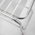 Chaise haute en aluminium