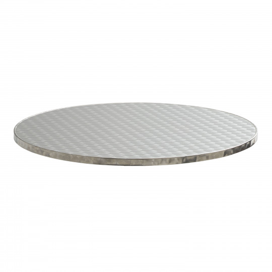 Plateau rond en aluminium (Ø70 cm) - 4 places